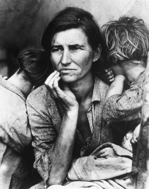 Migrant Mother, 1936, by Dorothea Lange